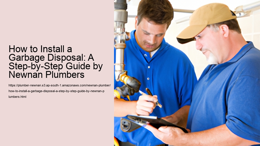 How to Install a Garbage Disposal: A Step-by-Step Guide by Newnan Plumbers